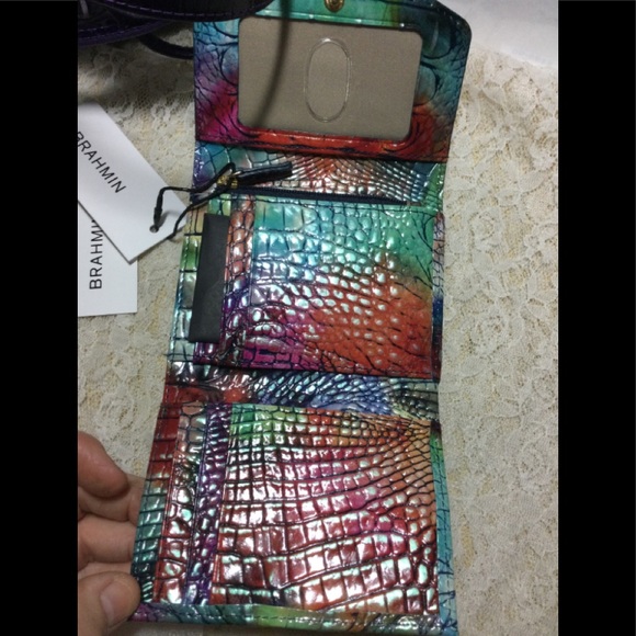 FINAL$ NWT BRAHMIN ULTRAVIOLET CROSSBODY & AWESTRUCK WALLET- bundle offer only - Picture 4 of 9